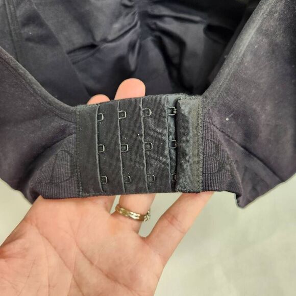 Kindred Bravely Solid Black Womens Large Nursing Pumping Bra Comfort Nylon Blend - Picture 9 of 12